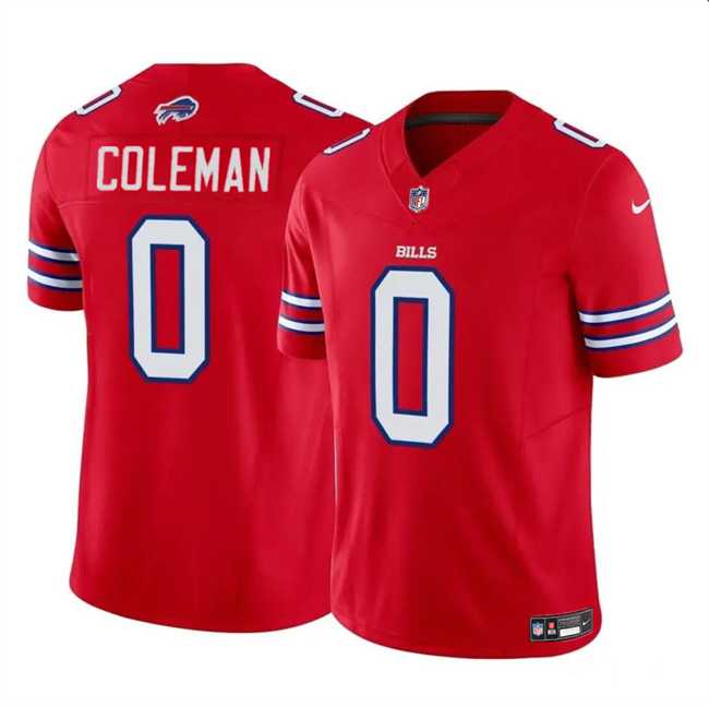 Men & Women & Youth Buffalo Bills #0 Keon Coleman Red 2024 Draft F.U.S.E. Vapor Untouchable Limited Stitched Jersey->buffalo bills->NFL Jersey